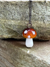 Load image into Gallery viewer, Mushroom Necklace in Bronze