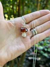 Load image into Gallery viewer, Mushroom Necklace in Silver