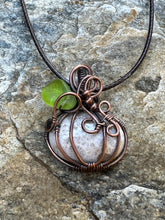 Load image into Gallery viewer, Fossil Pumpkin with Glass Leaf