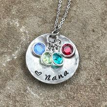 Load image into Gallery viewer, Birthstone Grammy Necklace