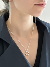 Load image into Gallery viewer, Sterling Silver Floating Heart Necklace