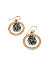 Load image into Gallery viewer, Hammered Copper Dangles