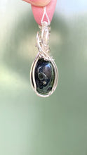 Load and play video in Gallery viewer, Polar Jade Silver Stone Pendant