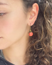 Load image into Gallery viewer, Pumpkin Earrings