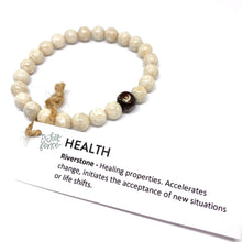 Load image into Gallery viewer, Riverstone Stone Bracelet - Health