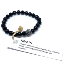 Load image into Gallery viewer, Onyx Stone Bracelet - Health