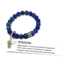 Load image into Gallery viewer, Lapis Lazuli Stone Bracelet - Wisdom