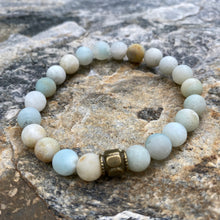 Load image into Gallery viewer, Amazonite-Stone-Bracelet