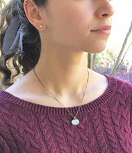 Load image into Gallery viewer, Typewriter Key Initial Necklace