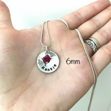 Load image into Gallery viewer, Crystal-Birthstone-Necklace