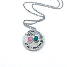 Load image into Gallery viewer, Birthstone Grammy Necklace