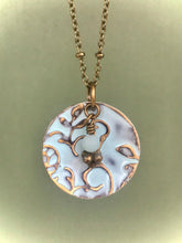 Load image into Gallery viewer, Blue Amazonite - Hand-Painted Necklace/Earring Set