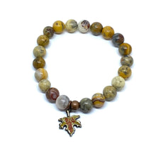 Load image into Gallery viewer, Agate-Bead-Bracelet