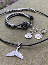 Load image into Gallery viewer, Whale Tail Necklace/Earrings Set - Massachusetts
