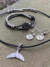 Load image into Gallery viewer, Whale Tail Necklace/Earrings Set - Massachusetts