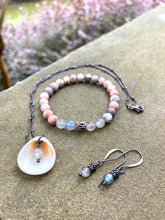Load image into Gallery viewer, Shell Necklace and Earrings Set - Connecticut