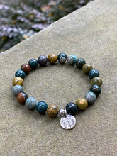 Load image into Gallery viewer, Ocean Jasper Stone Bracelet - New Hampshire