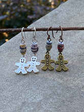 Load image into Gallery viewer, Gingerbread Man Earrings