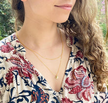 Load image into Gallery viewer, Double Strand Gold Filled Initial Necklace