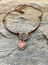 Load image into Gallery viewer, Copper Aspen Leaf Necklace - Grand Tetons