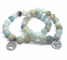 Load image into Gallery viewer, Amazonite-Bead-Bracelet