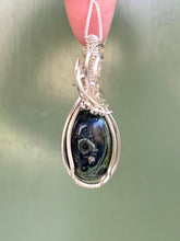 Load image into Gallery viewer, Polar Jade Silver Stone Pendant