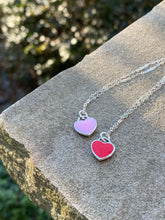 Load image into Gallery viewer, Pink or Red Tiny Heart Necklace