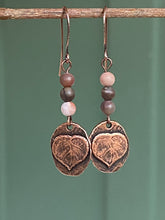 Load image into Gallery viewer, Copper Aspen Leaf Earrings - Grand Tetons
