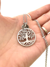 Load image into Gallery viewer, Tree Of Life Initial Necklace