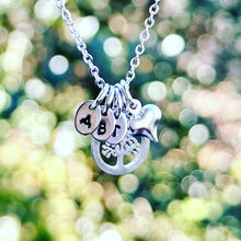 Load image into Gallery viewer, Tree of Life Cross or Heart Initial Necklace