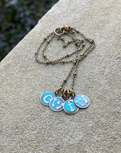 Load image into Gallery viewer, Typewriter Key Initial Necklace