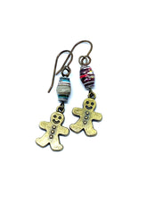 Load image into Gallery viewer, Gingerbread Man Earrings