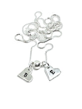 Load image into Gallery viewer, Heart Initial Necklace