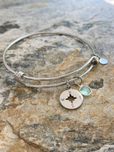 Load image into Gallery viewer, Compass Bangle Bracelet