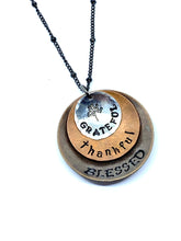Load image into Gallery viewer, Grateful, Thankful, Blessed Necklace