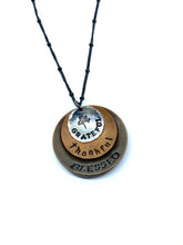 Load image into Gallery viewer, Grateful, Thankful, Blessed Necklace