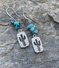 Load image into Gallery viewer, Sterling Silver Cactus Earrings - Lake Isabella