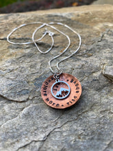Load image into Gallery viewer, Mountain Affirmation Necklace - Grand Tetons