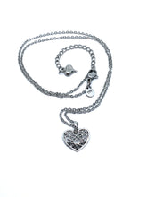 Load image into Gallery viewer, Vintage Heart Earring and Necklace Set