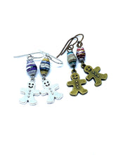 Load image into Gallery viewer, Gingerbread Man Earrings