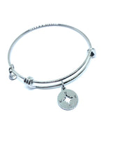 Load image into Gallery viewer, Compass Bangle Bracelet