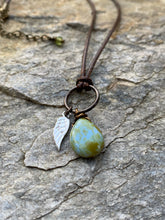 Load image into Gallery viewer, Czech Glass Angel Wing Necklace - Zion