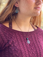 Load image into Gallery viewer, Blue Filigree Earrings -Rocky Mountains