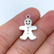 Load image into Gallery viewer, Silver Gingerbread Man
