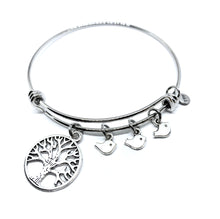 Load image into Gallery viewer, Tree of Life and Little Bird Bangle