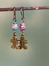 Load image into Gallery viewer, Gingerbread Man Earrings