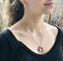 Load image into Gallery viewer, Mother Daughter Heart Necklace