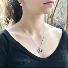 Load image into Gallery viewer, Mother Daughter Heart Necklace