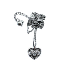 Load image into Gallery viewer, Vintage Heart Earring and Necklace Set