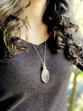 Load image into Gallery viewer, Moss Agate Statement Pendant - Sequoia